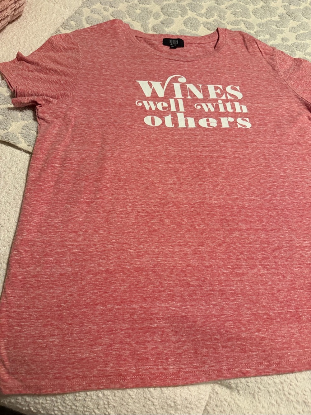 Wines Well With Others Red Graphic Tee - xxl